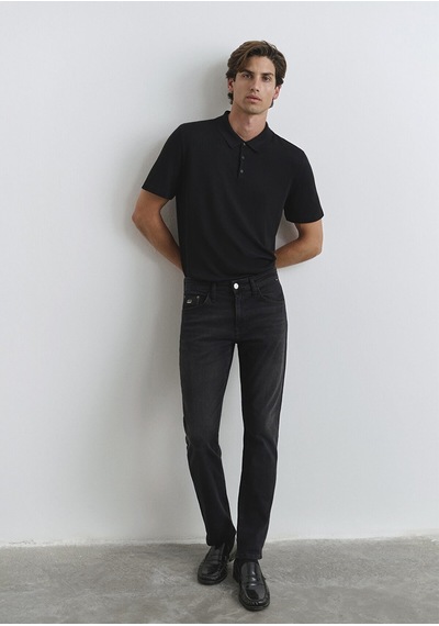 Mavi Jake Deep Smoke Lux Black Siyah