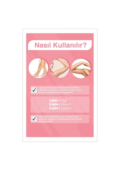 Bioder Biocure Tüy Azaltıcı Vücut Kürü 3x10 ml - Istenmeyen Tüyler Için