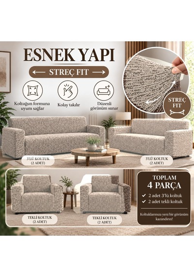 Altınkoza Koltuk Örtüsü - 3+3+1+1 Takım -%100 Pamuklu Esnek Streç Kumaş - Her Tip Kanepeye Uyumlu - Salon Oturma Grubu Koruyucu Kılıf - Yumuşak Dokulu Şık Ve Kullanışlı - Taş Çok Renkli Altınkoza Koltuk Örtüsü - 3+3+1+1 Takım -%100 Pamuklu Esnek Streç Kumaş - Her Tip Kanepeye Uyumlu - Salon Oturma Grubu Koruyucu Kılıf - Yumuşak Dokulu Şık Ve Kullanışlı - Taş Çok Renkli