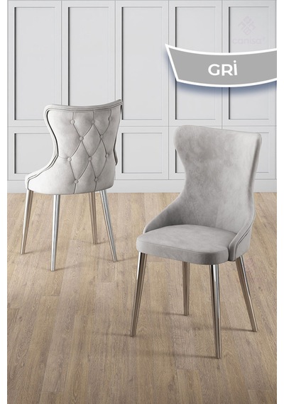 Canisa Galya Serisi Lak Panel 90x168 Sabit Sonata Mutfak Masa Takımı 6 Gri Sandalye Sonata Masa Gri Sandalye Canisa Galya Serisi Lak Panel 90x168 Sabit Sonata Mutfak Masa Takımı 6 Gri Sandalye Sonata Masa Gri Sandalye
