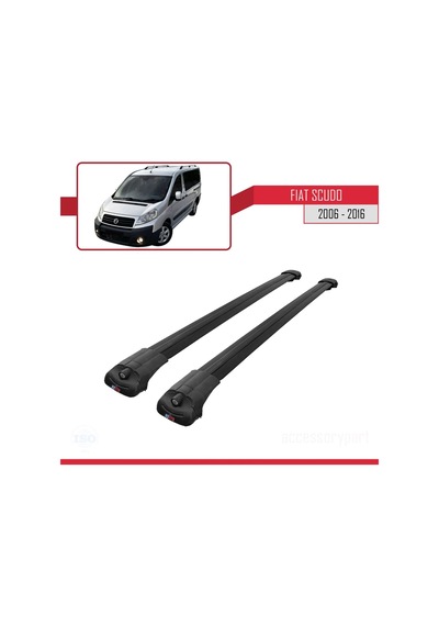 Fiat Scudo 2006-2016 Arası İle Uyumlu Ace-1 Ara Atkı Tavan Barı Siyah