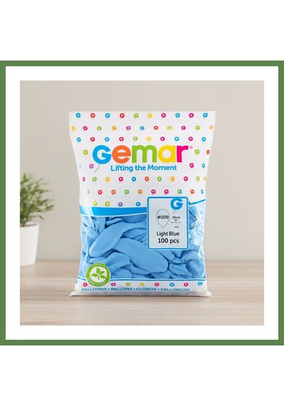 Bezos Açık Mavi 10 İnç 26 Cm Latex Balon - 100 Adet Hb006