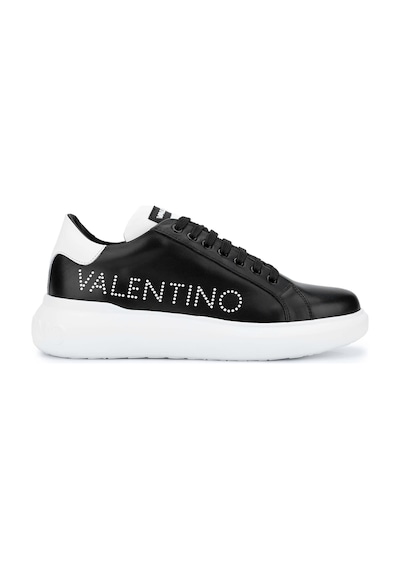 Mario Valentino Unisex Hakiki Deri Siyah Sneakers & Spor Ayakkabı 1040 95b2302 Ayk Y24 Black/whıte Beyaz - Siyah