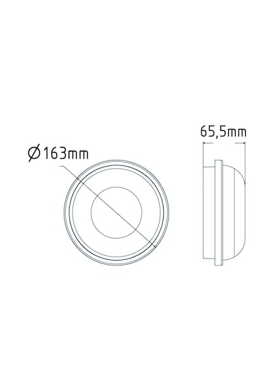15w Artos Siyah Led Nem Su Geçirmez Banyo Bahçe Balkon Modern Tavan Duvar Lambası Beyaz Işık 6500k Ip65 Dış Mekan Kullanıma Uygun