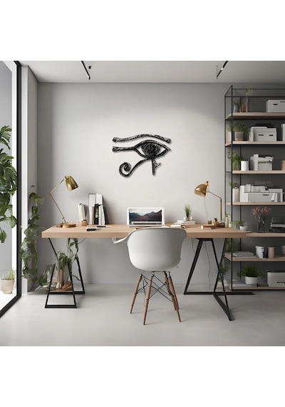 Şık Metal Tablo Göz Kaş Eye Brow Metal Duvar Tablosu Soyut