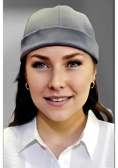 Unisex %100 Pamuklu Docker Şapka Füme