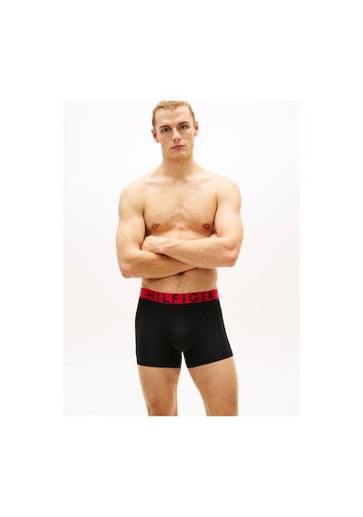Tommy Hilfiger 3p Trunk Wb W Cooling Tech Erkek Mor Boxer - Um0um03887