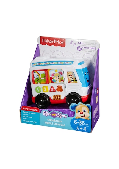 Mattel Fisher Price Fhf20 - Köpekçiğin Eğitici Otobüsü Türkçe