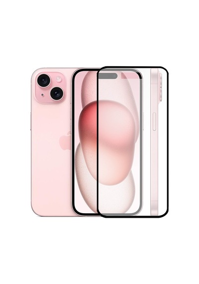 Apple Uyumlu iPhone 15 Tam Kaplayan Tempered Ekran Koruyucu Al3276