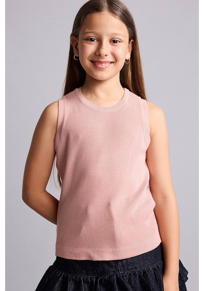 Defacto Halter Yaka Gül Atlet Kız Çocuk H0709a826smbr86 Pembe-br86