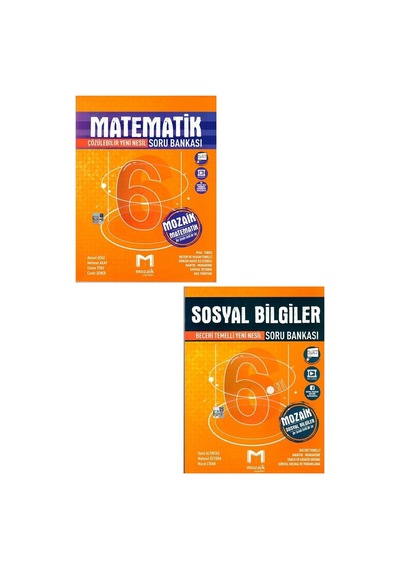 6. Sınıf Matematik Sosyal Bilgiler Soru Bankası Seti