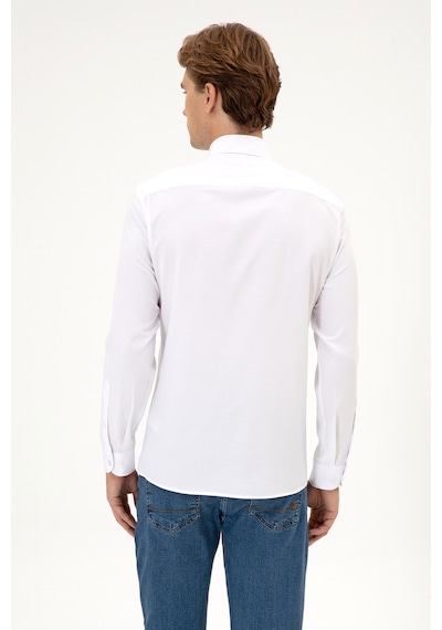 U.S. Polo Assn. U.s. Polo Assn. Erkek Beyaz Gömlek Basic 50324708-vr013