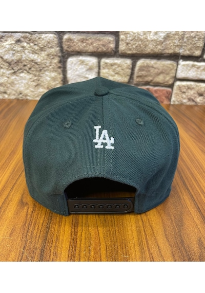 Hamze La Losangeles Nakışlı Hiphop Snapback Rapper Drip Şapka Cap Zümrüt Yeşili