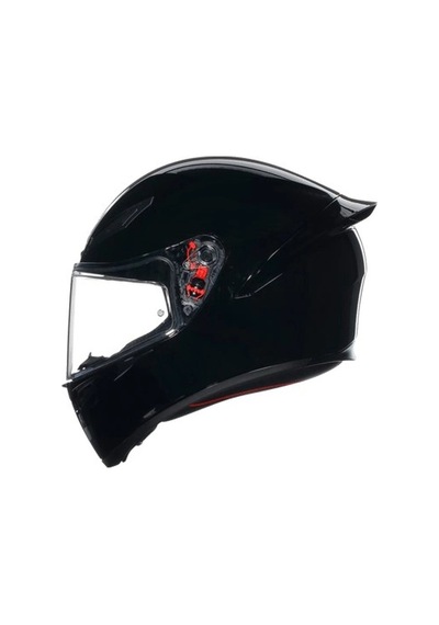 Agv K1 S Kapalı Motosiklet Kaskı Parlak Siyah
