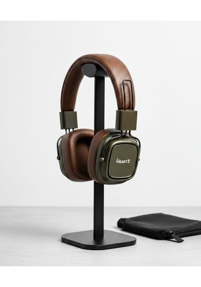 Clasic H10 Kafaüstü Wireless Bluetooth Kulaküstü Büyük Klasik Üst Kalite Kablosuz Kulaklık 120 Saat Bekleme 8 Saat Aktif Müzik 5.4 Version Bluetooth Koyu Kahve