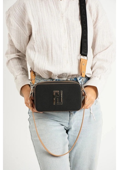 Just Polo Kadın El Ve Omuz Çantası 6016mh Siyah Camel