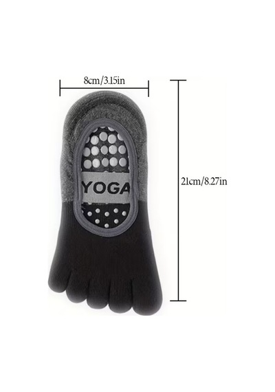 Beş Parmaklı Yoga/Pilates Çorabı (Kaydırmaz)