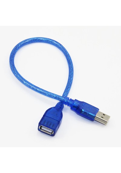 Kısa Usb Uzatma Kablosu - Gerçek Usb 2.0 - 30 Cm
