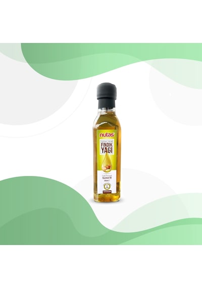 Nutas Soğuk Sıkım Fındık Yağı Cam Şişe 250 ML