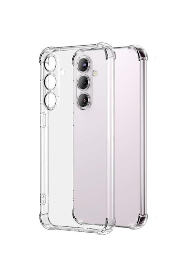 Galaxy S23 Fe Şeffaf Silikon Kılıf Antishock Köşeli Kamera Koruma