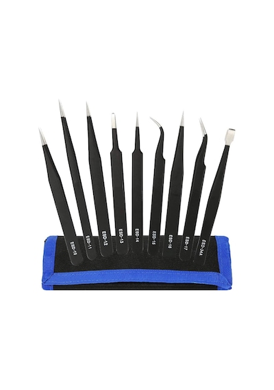 Uf Tools Esd 9 Parça Paslanmaz Çelik Cımbız Seti