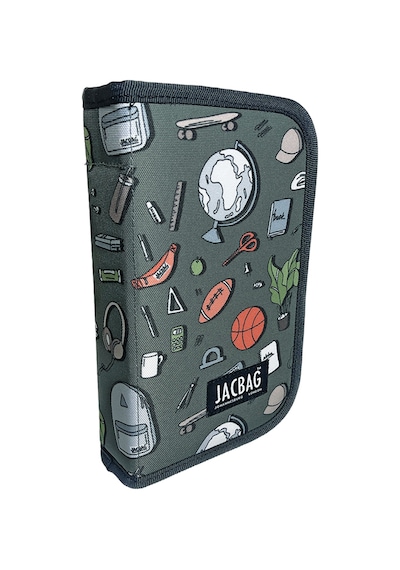 Jacbag Cover -sert Kapaklı Lastikli Kalem Kutusu Cover-college renkli