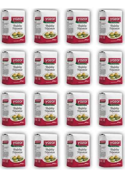 Yazar Buğday Nişastası 16 x 400 G