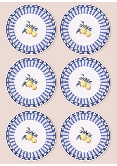 The Mia Odore Di Limone Yemek Tabağı 6lı Set 20 Cm