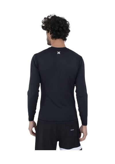 Hurley Hurley Oao Quickdry Rashguard Ls Erkek Siyah Likra Blk