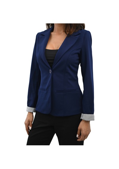Kadın Tek Düğme Detaylı Blazer Ceket 5522 001