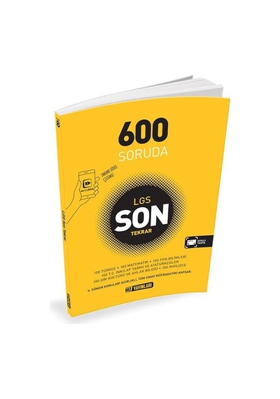 Lgs 600 Soruda Son Tekrar Hız Yayınları