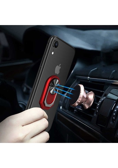 Lexroo Rng-26 Ring Telefon Yüzük Tutucu Aparat - Kırmızı