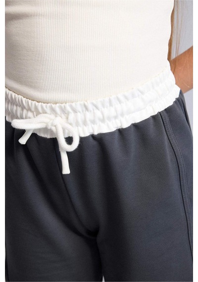 Defacto Sweatshirt Kumaşı Şort Kız Çocuk G9070a826hsgr164 Gri-gr164