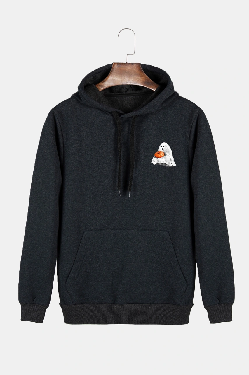 Veaven Unisex Antrasit Kapüşonlu Cadılar Bayramı Minimal Baskılı Slim Fit Kanguru Cepli Sweatshirt Antrasit Veaven Unisex Antrasit Kapüşonlu Cadılar Bayramı Minimal Baskılı Slim Fit Kanguru Cepli Sweatshirt Antrasit