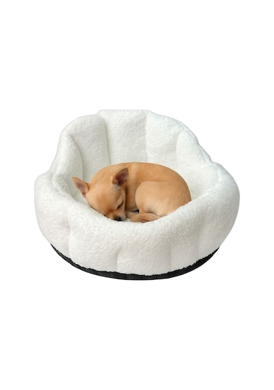 Ribac Peluş Evcil Hayvan Yatağı Wellsoft Kumaş Kedi Ve Köpek İçin Rahat Yatak