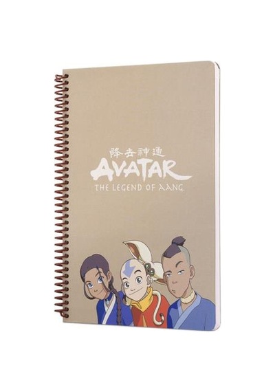 Mabbels Avatar Katara Sokka Aang Spiralli Not Defteri Krem 80 Yaprak Çizgili 17x24cm Dft-388623 Krem