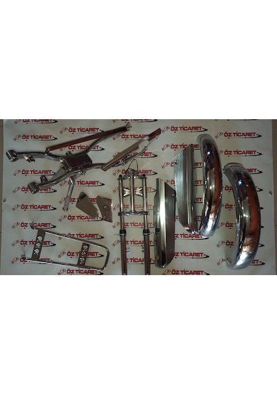 Peugeot Pejo Motorsiklet Full Nikelaj Set