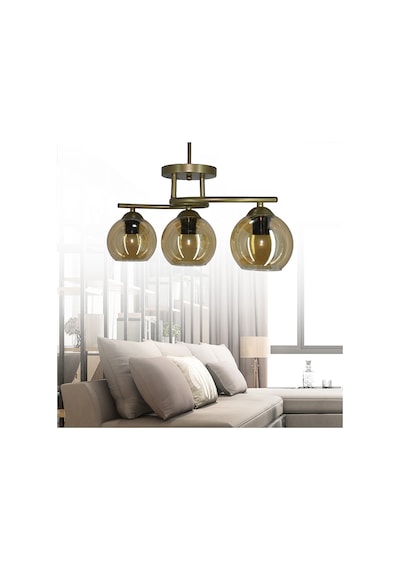 Fuji Eskitme 3'lü Bal Camlı Avize Eskitme