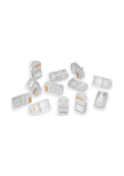Cob8p 50'li Paket Cat5 Cat6 Rj45 Jack Ethernet İnternet Modem Kablosu Soketi Network Tüm Cat5 Cat6 Uyumlu Soket Rj45 Jack Sku: Zeus8690010102768