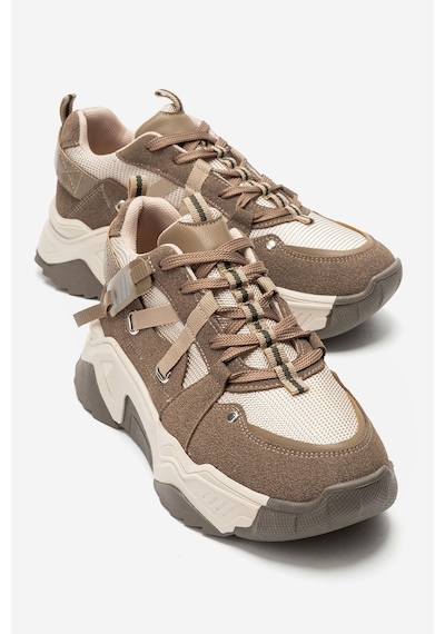 Luvi Shoes Leona Vizon Süet Kadın Spor Sneakers