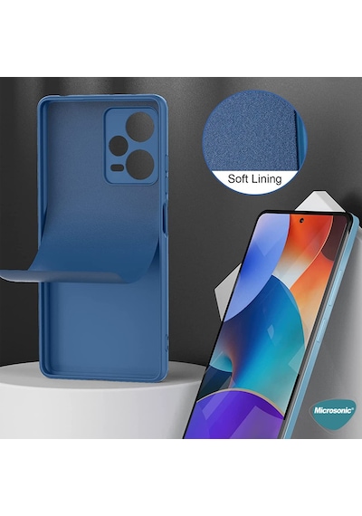 Microsonic Xiaomi Redmi Note 12 Pro Kılıf Groovy Soft