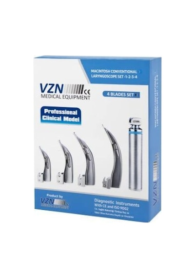 Medikaltec Vzn Laringoskop Seti 4'lü Set
