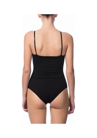 NBB Kadın Siyah Ince Askılı Çıtçıtlı Body 2935 001