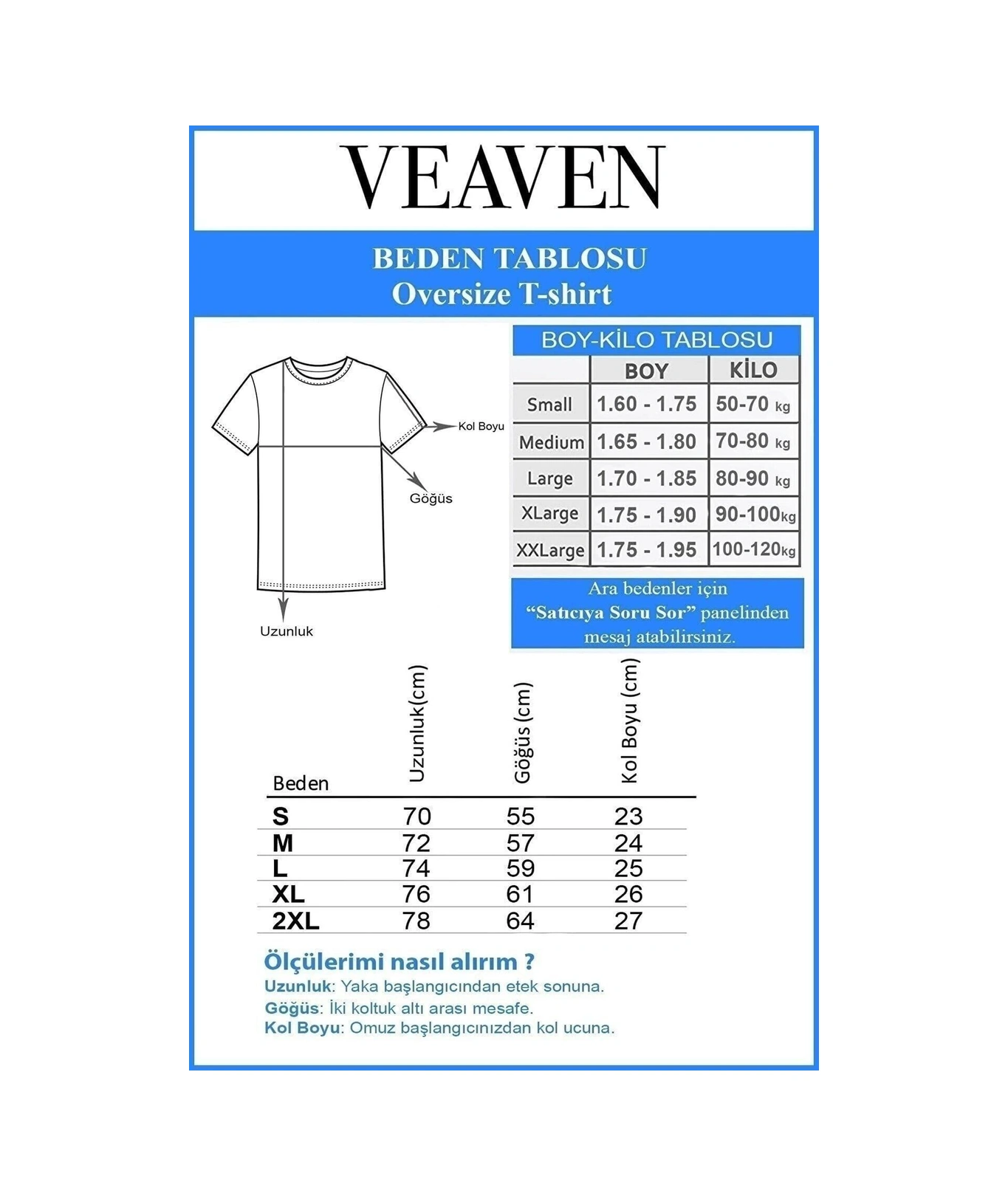 Veaven Unisex Beyaz Bisiklet Yaka Önü Arkası Stop Hating Baskılı Oversize T-shirt Beyaz1