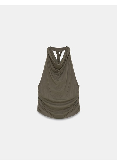 Dilvin 21246 Degaje Yaka Top-haki