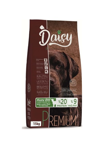 Daisy Premium Kuzulu Yetişkin Köpek Maması 15 Kg