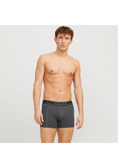 Jack & Jones Jack&jones Aiden Solid 3'lü Erkek Boxer Çok Renkli
