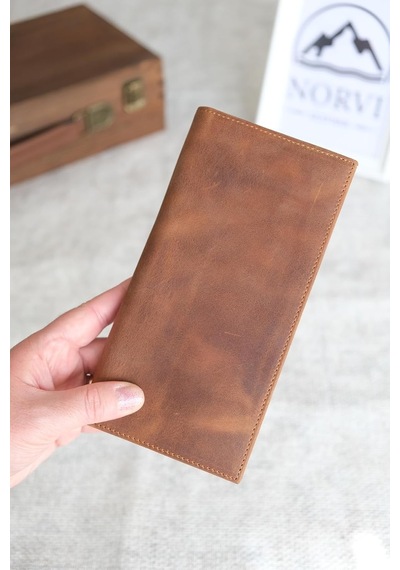 Xmlbayiciniz Norvi Leather Telefon Bölmeli Mıknatıslı Hakiki Deri Cüzdan Taba Taba Çok Renkli
