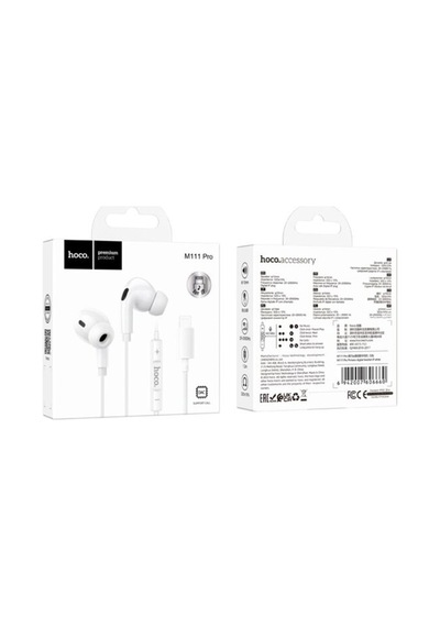 Hoco M111 Pro Primero Lightning Mikrofonlu Kablolu Kulak İçi Kulaklık