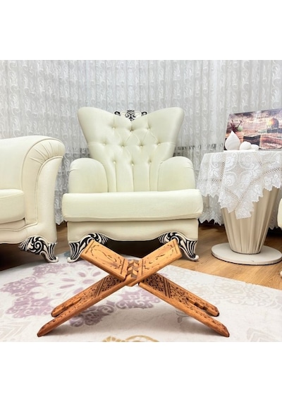 Ahşap Rahle Oymalı Rahle Orta 55Cm